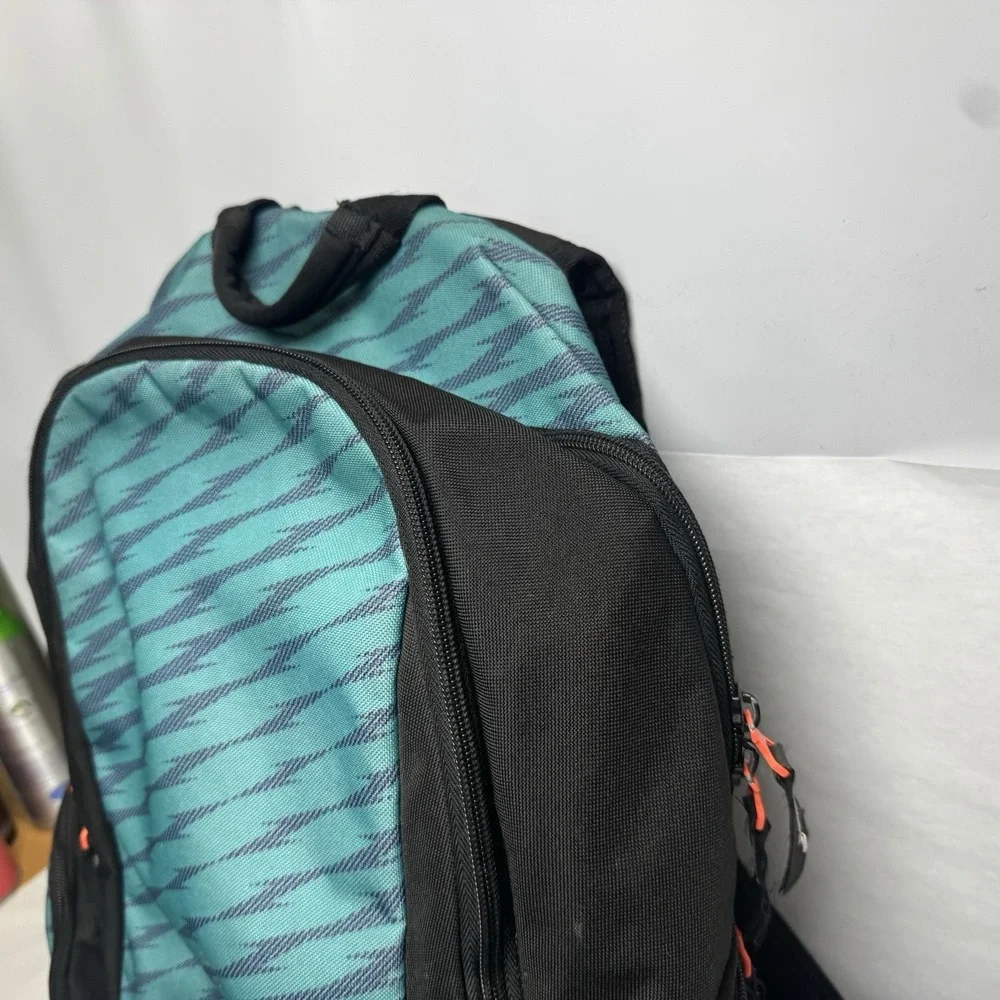 Adidas Backpack UltraRide Unisex Teal Blue Black Stripes 17